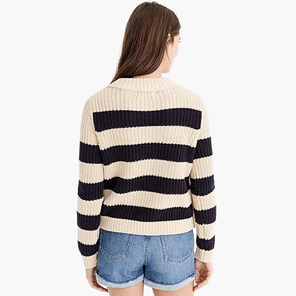 ✨NWT✨ The Reeds X J.Crew rugby sweater w. buttons - Picture 5 of 6